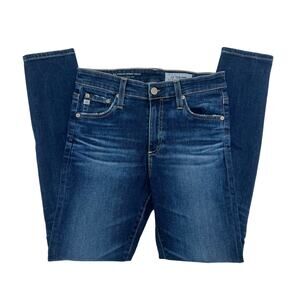 AG The Farrah Skinny Ankle Jeans Womens sz 27R Blue High Rise